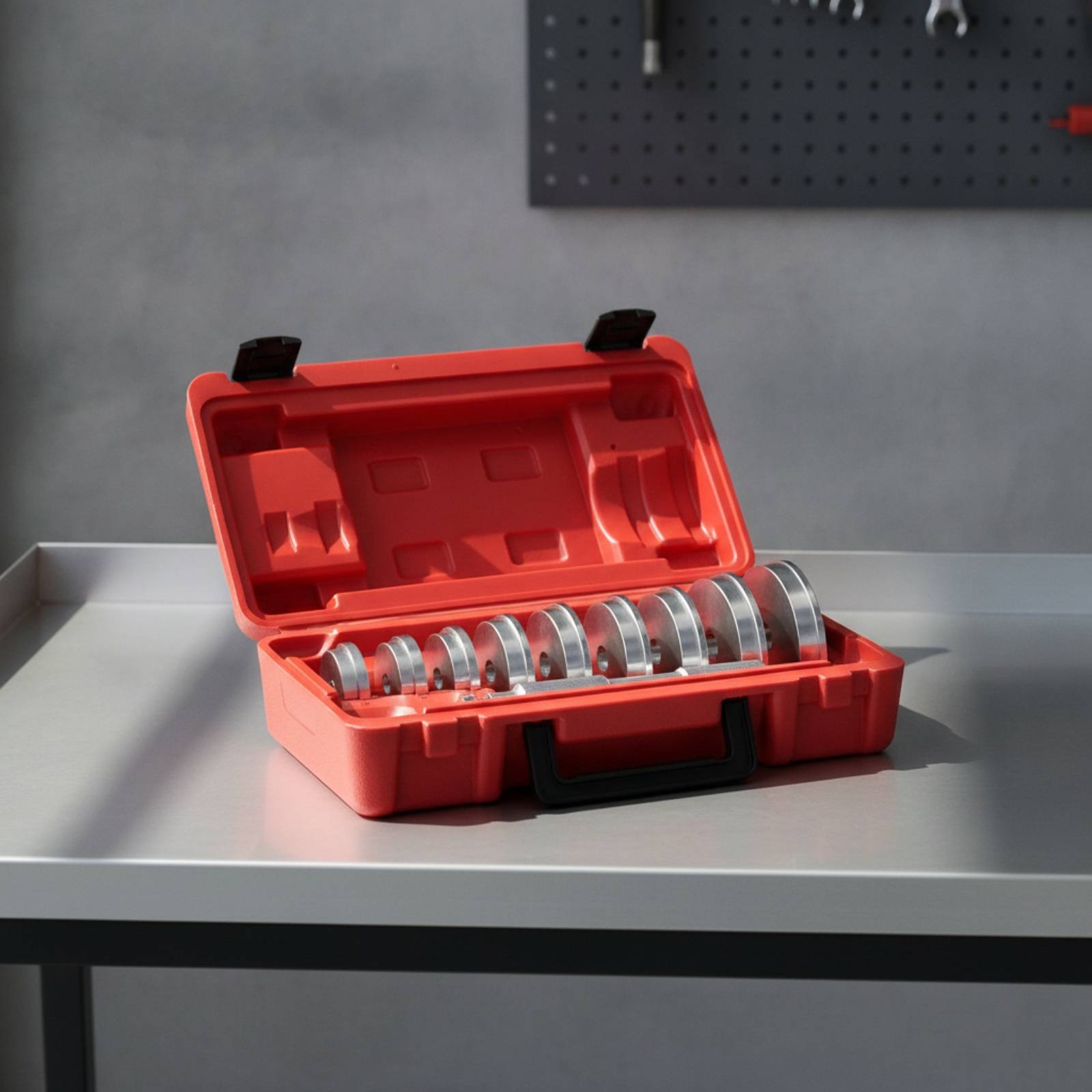 Automotive Tools - 케이스가 포함된 10피스 베어링 도구 키트