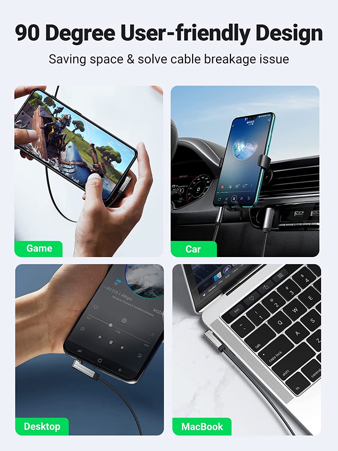UGREEN 3.5mm 잭 케이블, 90도 각도 플러그 - Car Jack 리뷰 및 가격