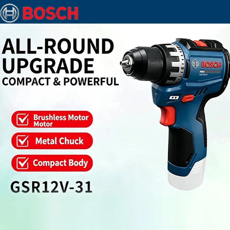 보쉬 GSR 12V-31 브러시리스 전기 드릴 고토크  - Torque Wrench 리뷰 및 가격