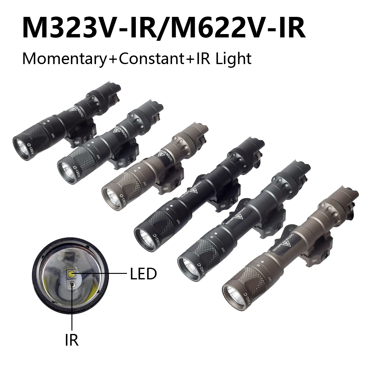 전술용 슈어파이어 M300 M323V M622V M60 - Timing Light Gun 리뷰 및 가격