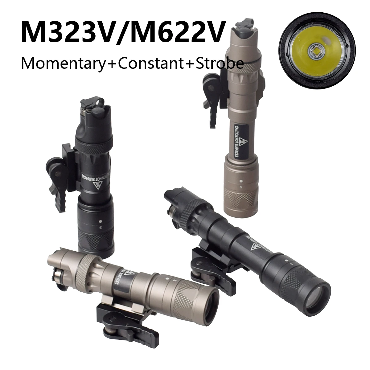 전술용 슈어파이어 M300 M323V M622V M60 - Timing Light Gun 리뷰 및 가격