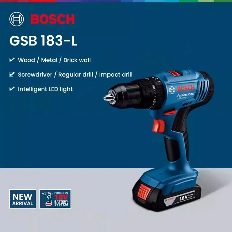 보쉬 GSB183-LI 18V 무선 임팩트 드릴, 강력 - Torque Wrench 리뷰 및 가격