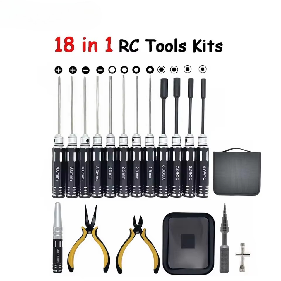 RC 공구 세트 18종: 스크루드라이버, 플라이어, 육 - Socket Set 리뷰 및 가격