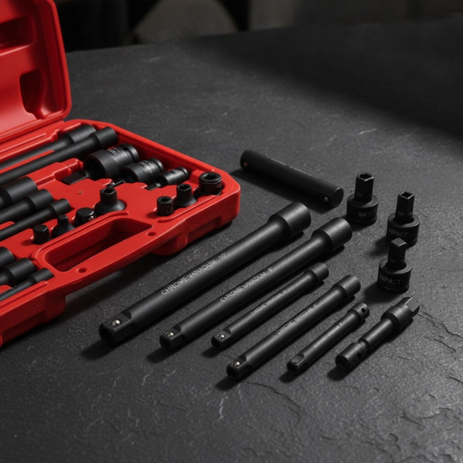 임팩트 렌치 키트 18종 연장봉, 유니버셜 조인트 어댑 - Automotive Tools 리뷰 및 가격