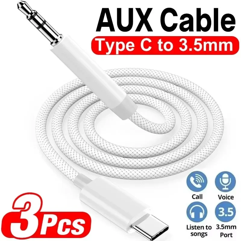 USB-C to 3.5mm 오디오 케이블, 나일론 꼬임 - Car Jack 리뷰 및 가격