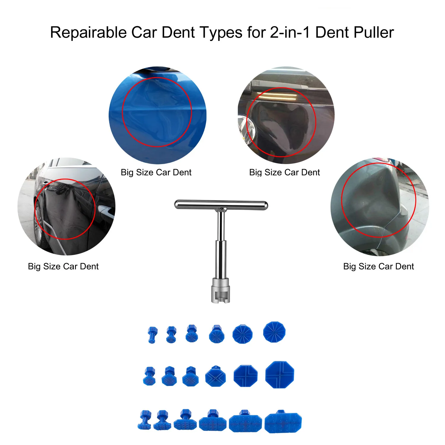 자동차 덴트 복구용 풀러, 18개의 플라스틱 접착 패드 - Car Repair Tools 리뷰 및 가격