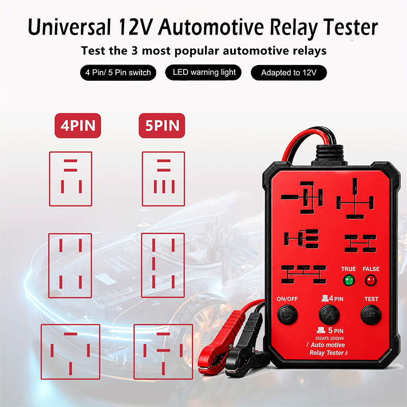 새로운 범용 12V 자동차 릴레이 테스터 LED 표시등 - Car Diagnostic Tool 리뷰 및 가격
