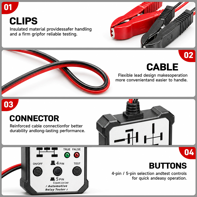 새로운 범용 12V 자동차 릴레이 테스터 LED 표시등 - Car Diagnostic Tool 리뷰 및 가격